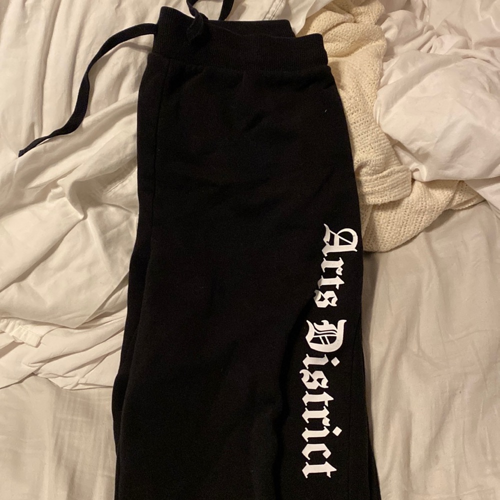 forever 21 sweatpants black